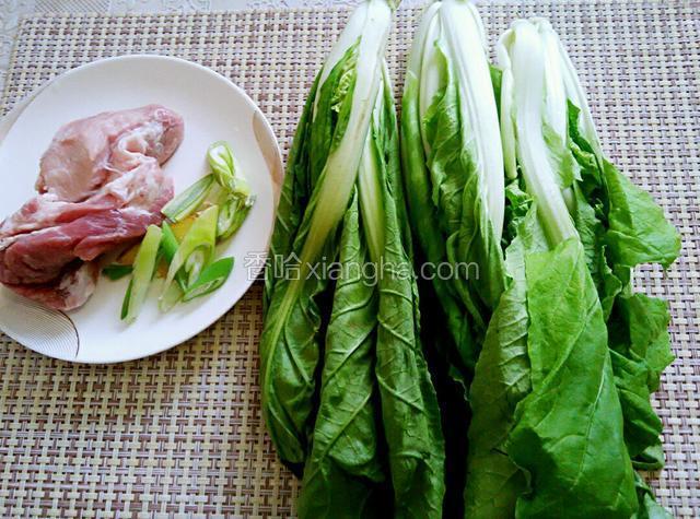 准备好食材