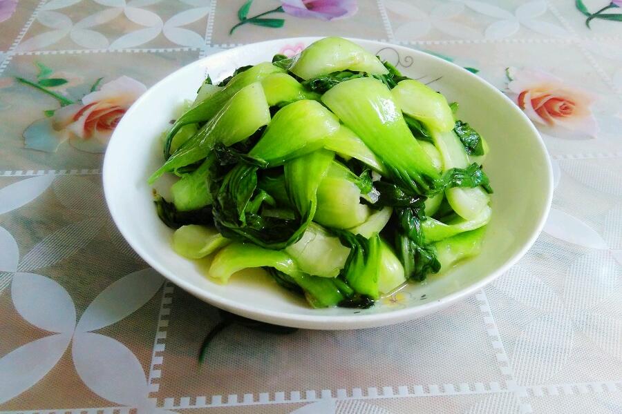 猪油炒上海青
