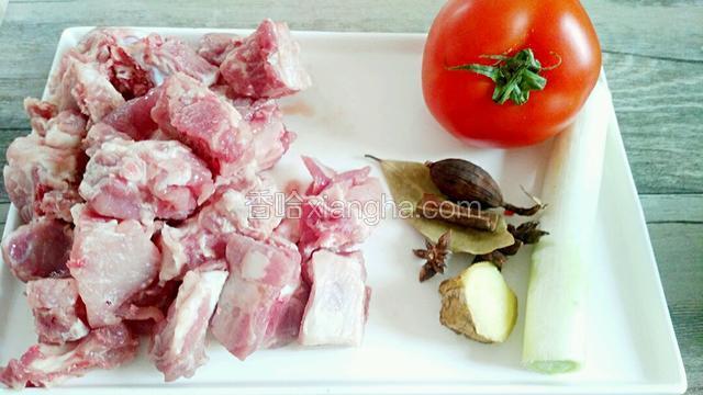 材料准备好，洗干净