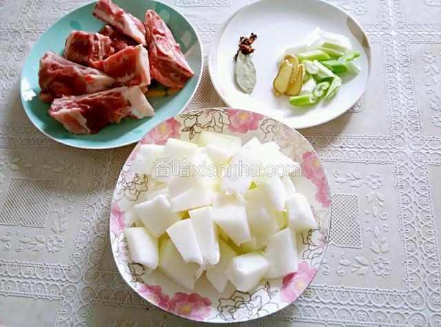 准备好食材