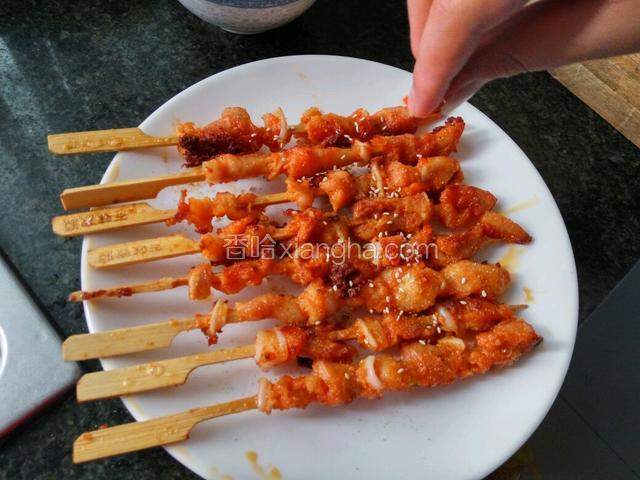 最后撒上芝麻