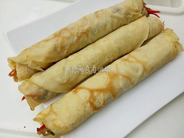 卷好就可以开吃了！
