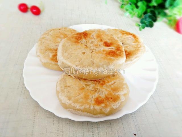 电饼铛豆沙酥饼