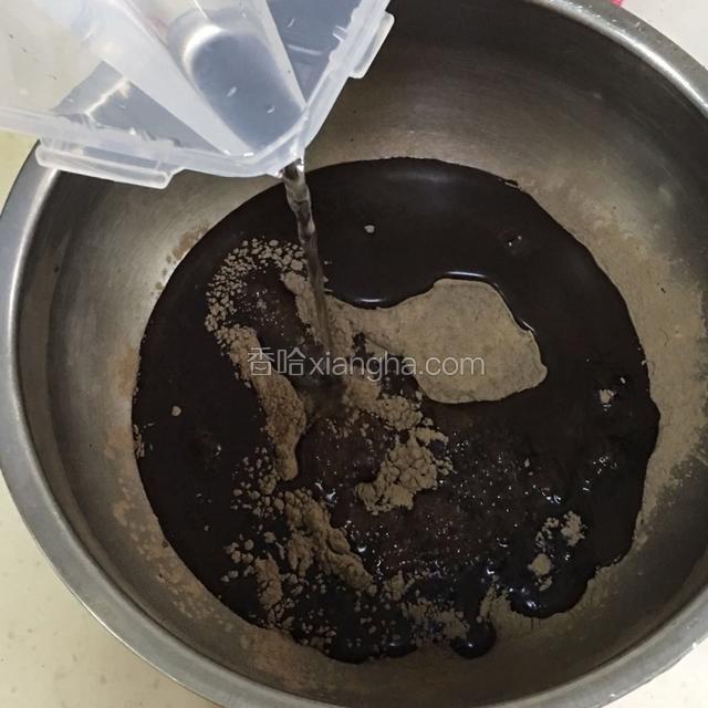 加入冷水。