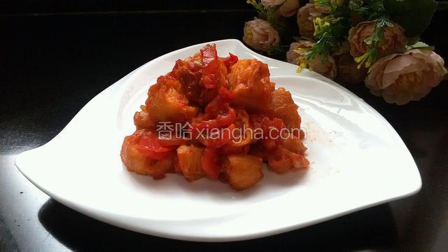 西红柿烩油条