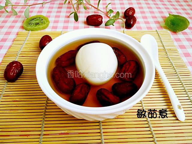 红枣煮鸡蛋