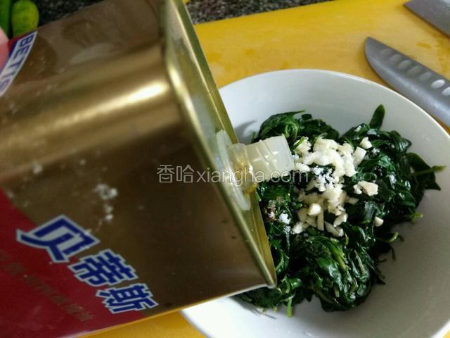 拧干的枸杞叶，加入盐，蒜蓉，橄榄油搅拌均匀即可