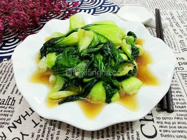 蚝油上海青