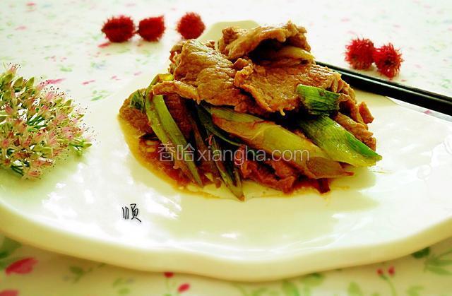 葱爆猪肉