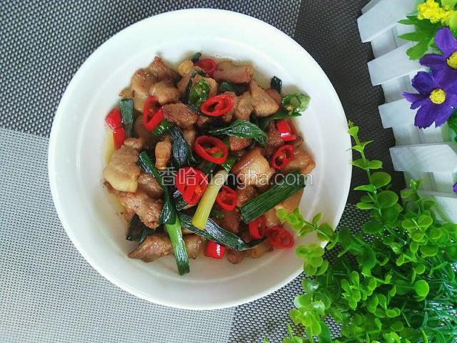家常辣炒五花肉