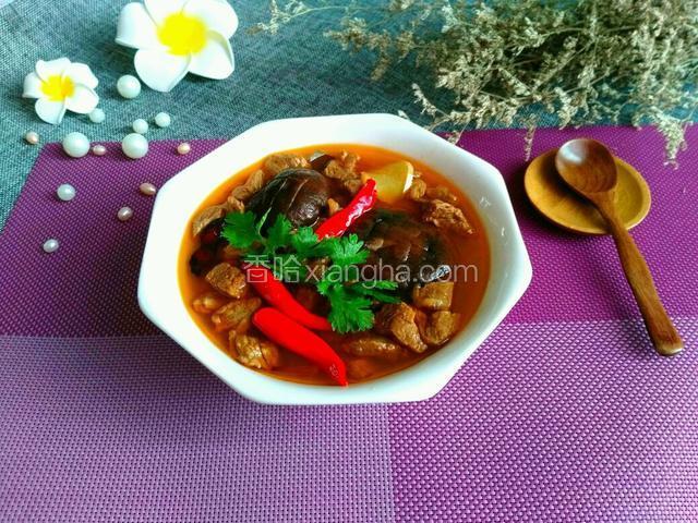 香菇炖牛肉