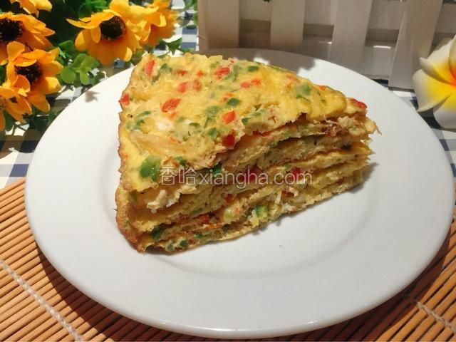 也可以像切蛋糕一样，切开食用