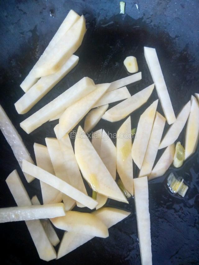 放土豆条