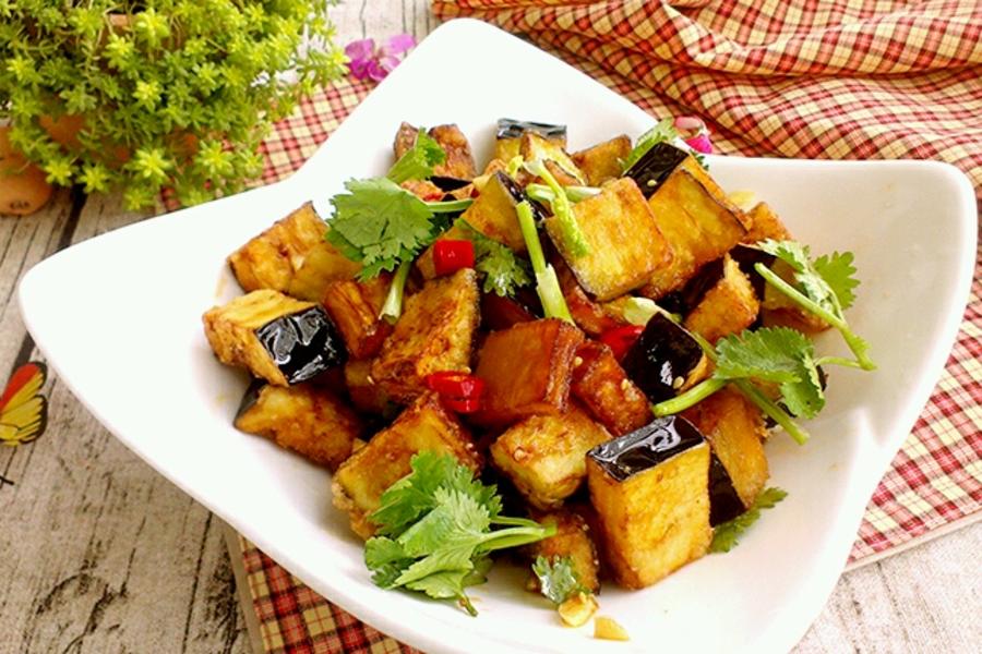 拌炸茄子