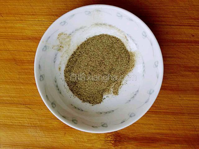 准备椒盐
