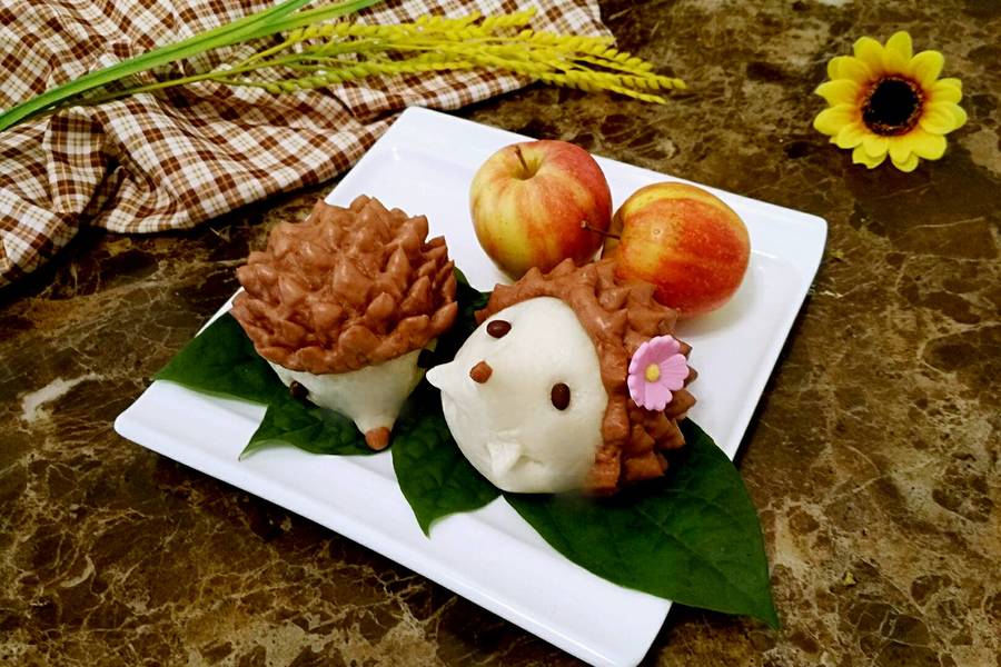小刺猬豆沙包