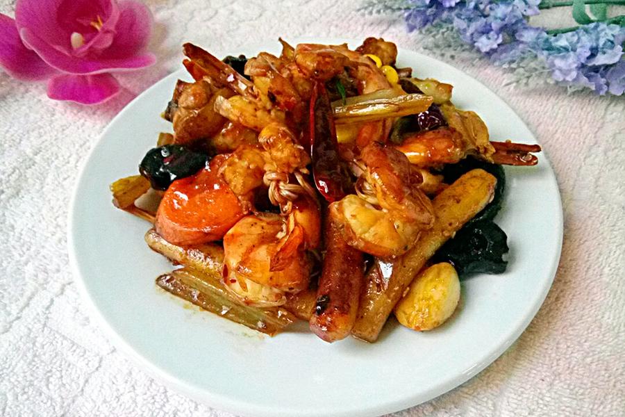 麻辣海鲜锅