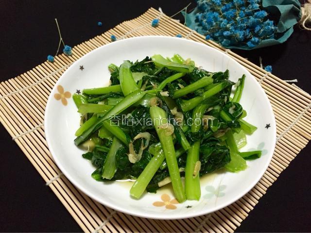 海米炒油菜