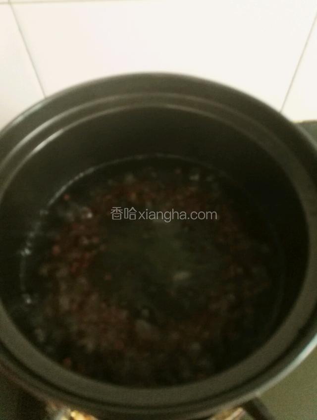 煮开后转改小火慢熬！期间如果水少了可以适量加点