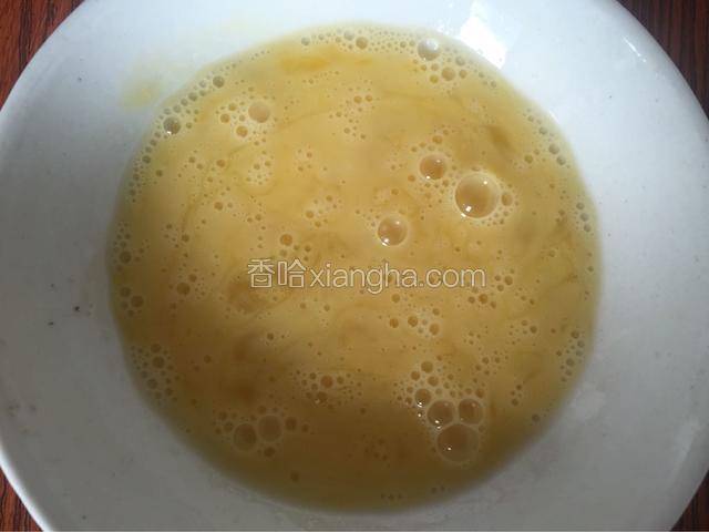 鸡蛋两个打散