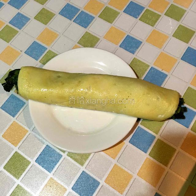 卷起来，出锅