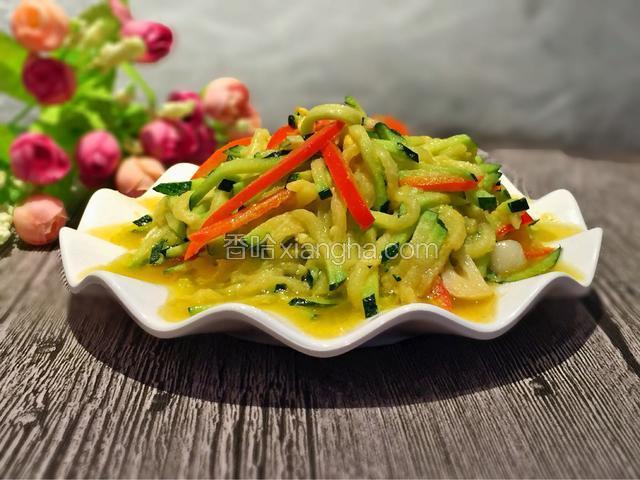 南瓜丝炒咸鸭蛋