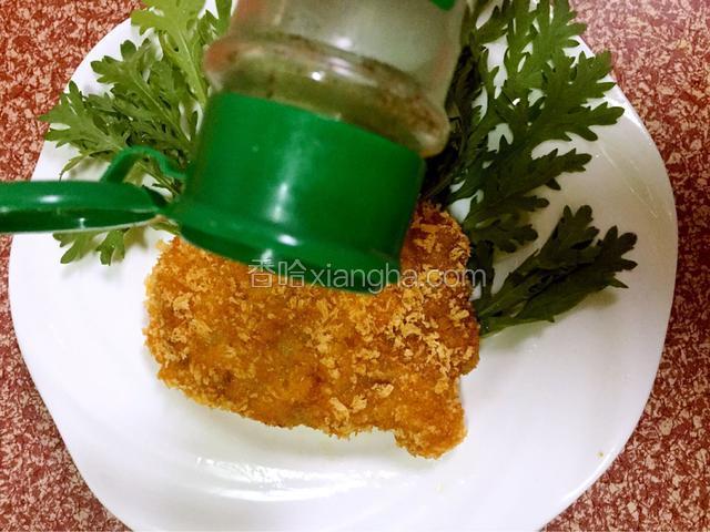 吃时撒上椒盐粉即可
