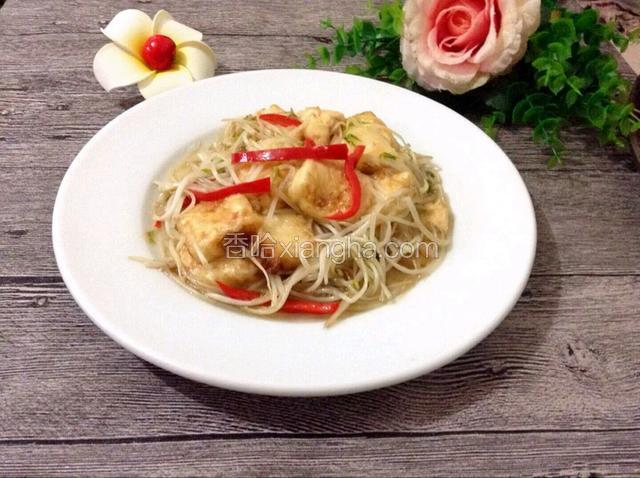 豆腐炒豆芽