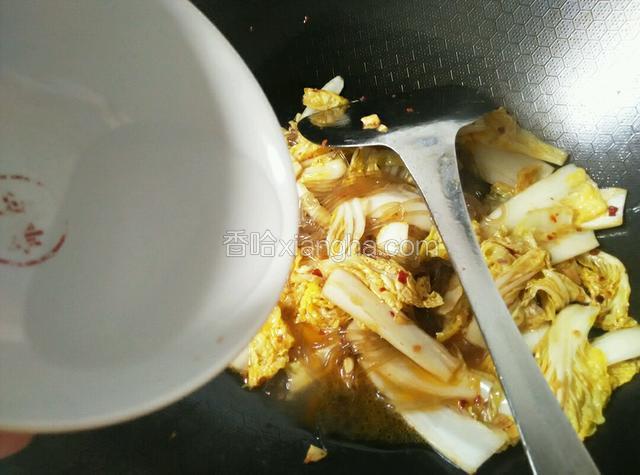 放小半碗水稍微煮几分钟