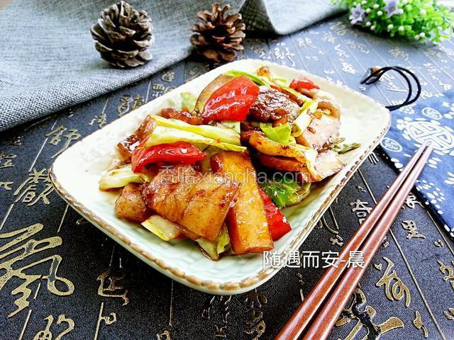 圆白菜回锅肉