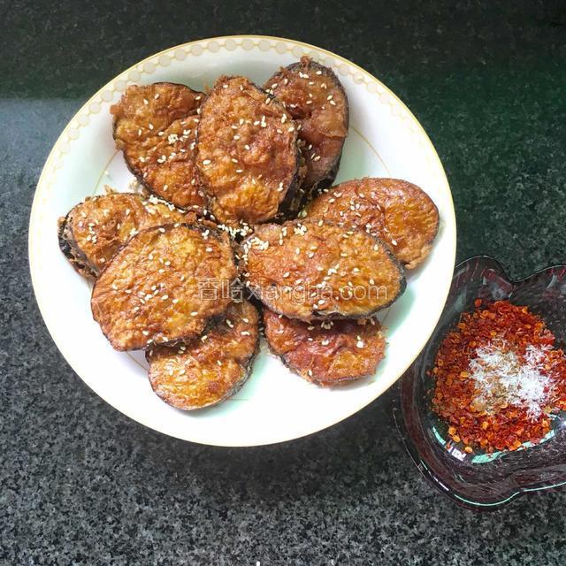 蒜香茄饼