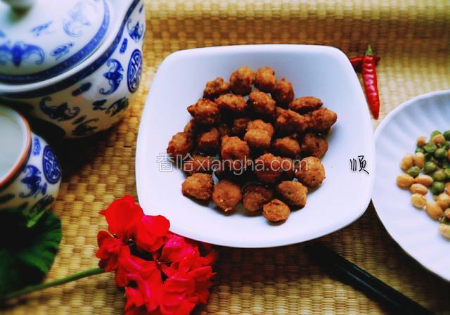 干炸肉丸子