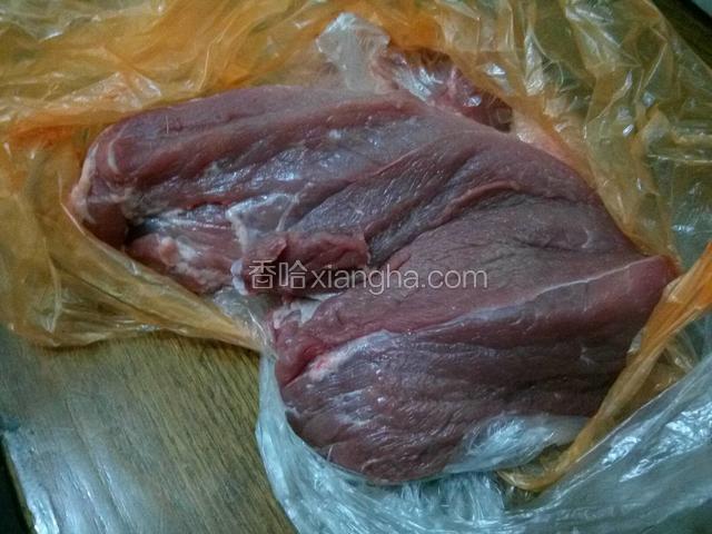 准备瘦肉