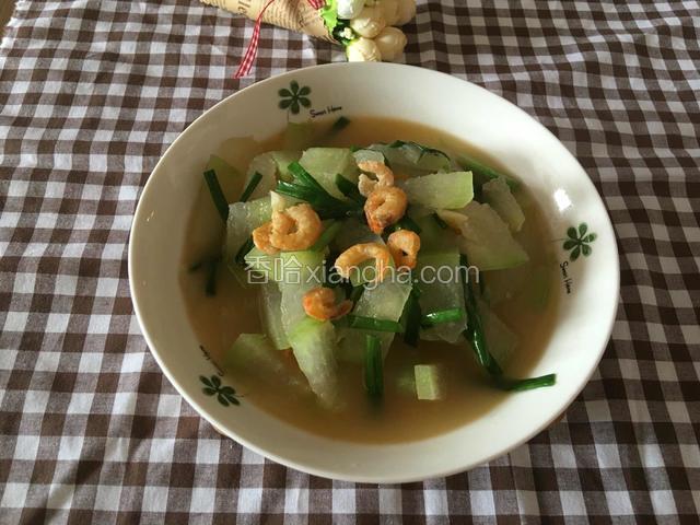 虾米焖冬瓜