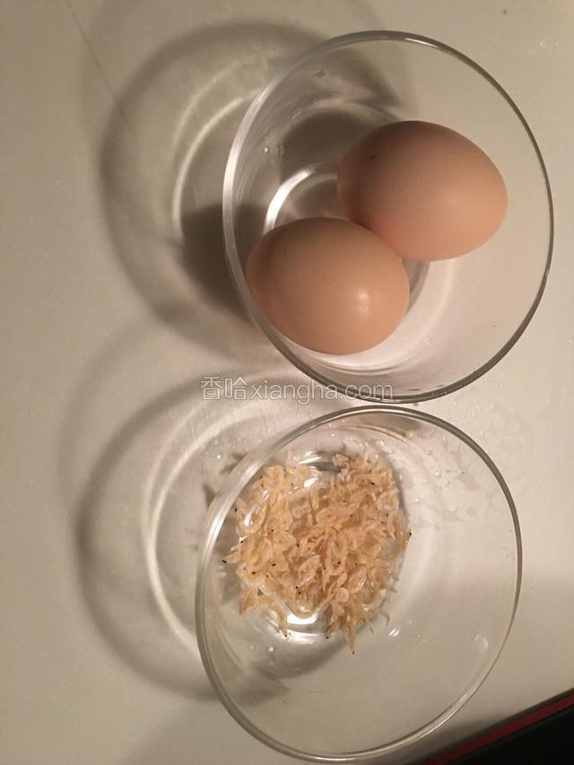 准备好所需要的食材