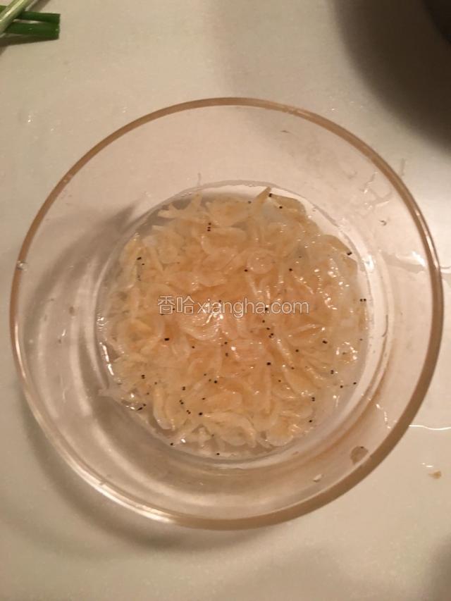 虾皮用水洗干净