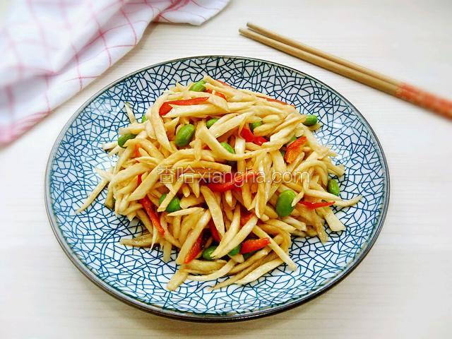 素炒茭白