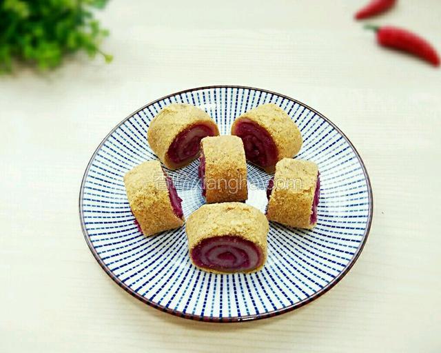 紫薯驴打滚