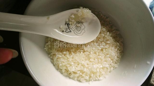 大米3勺，家里做饭的大米就好。