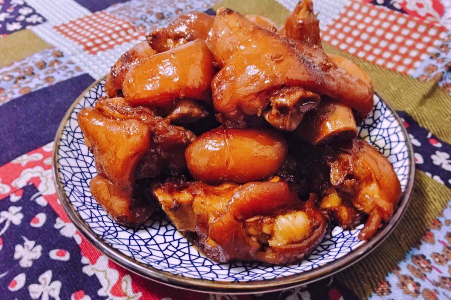 卤猪脚+蛋#电饭锅版#