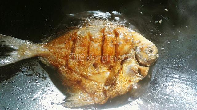 锅子轻轻动下，开小火略为煮下。