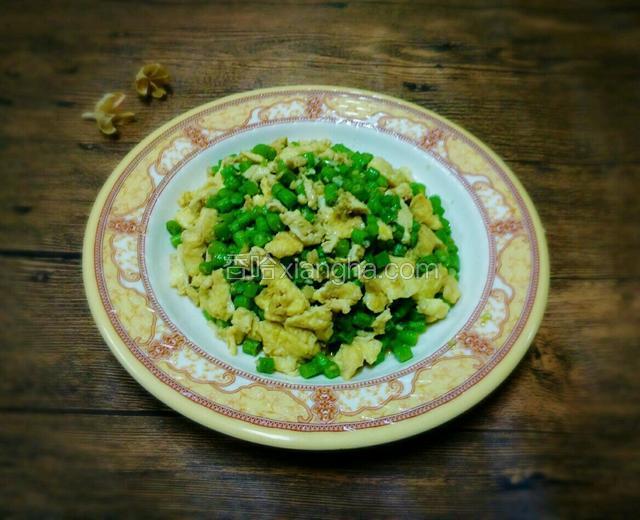 豆角炒鸡蛋