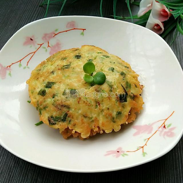 青萝卜丝鸡蛋饼