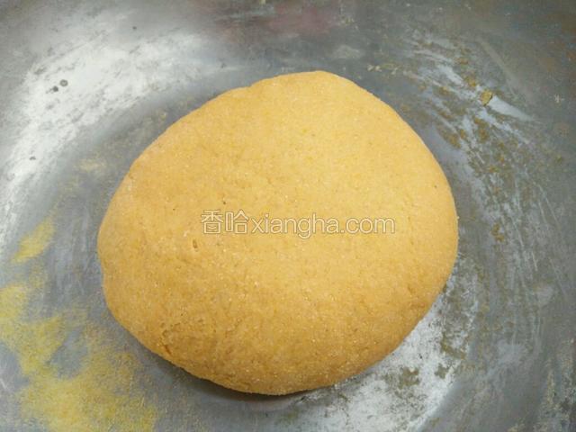 然后用手揉成光滑的面团,盖盖子放温暖处醒发