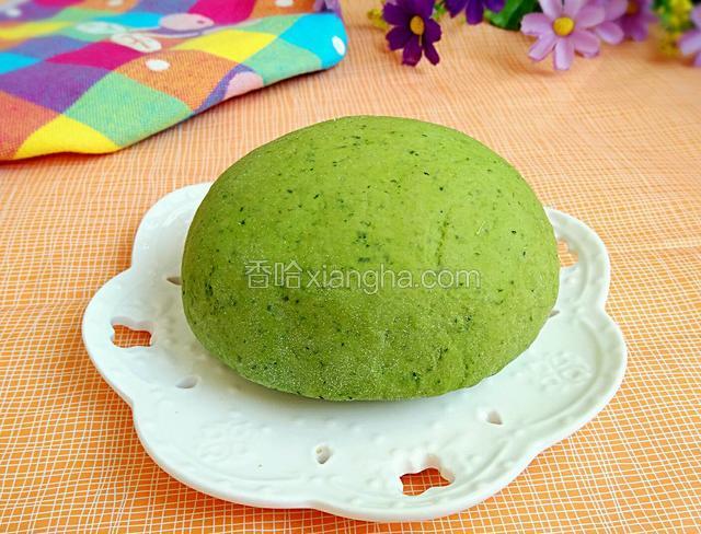 无水菠菜面团