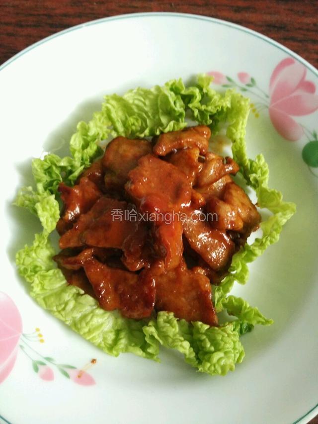 出锅摆盘，完成。