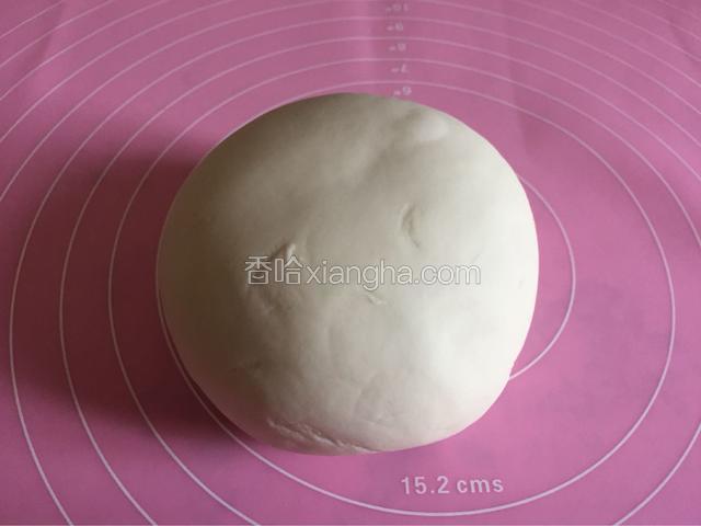 醒好的面再次揉搓均匀静置片刻。