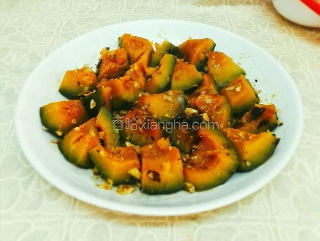 豆豉蒜蓉蒸南瓜