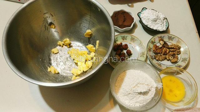 准备材料～
黄油提前室温软化～