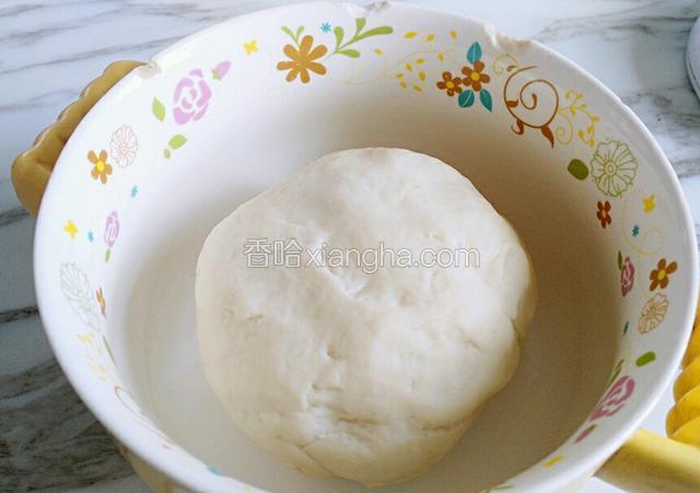 做法很简单，把主材料全部混合，揉成光滑的面团，在室温发酵至两倍大